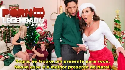 Porno com legenda sogra e genro presente de Natal